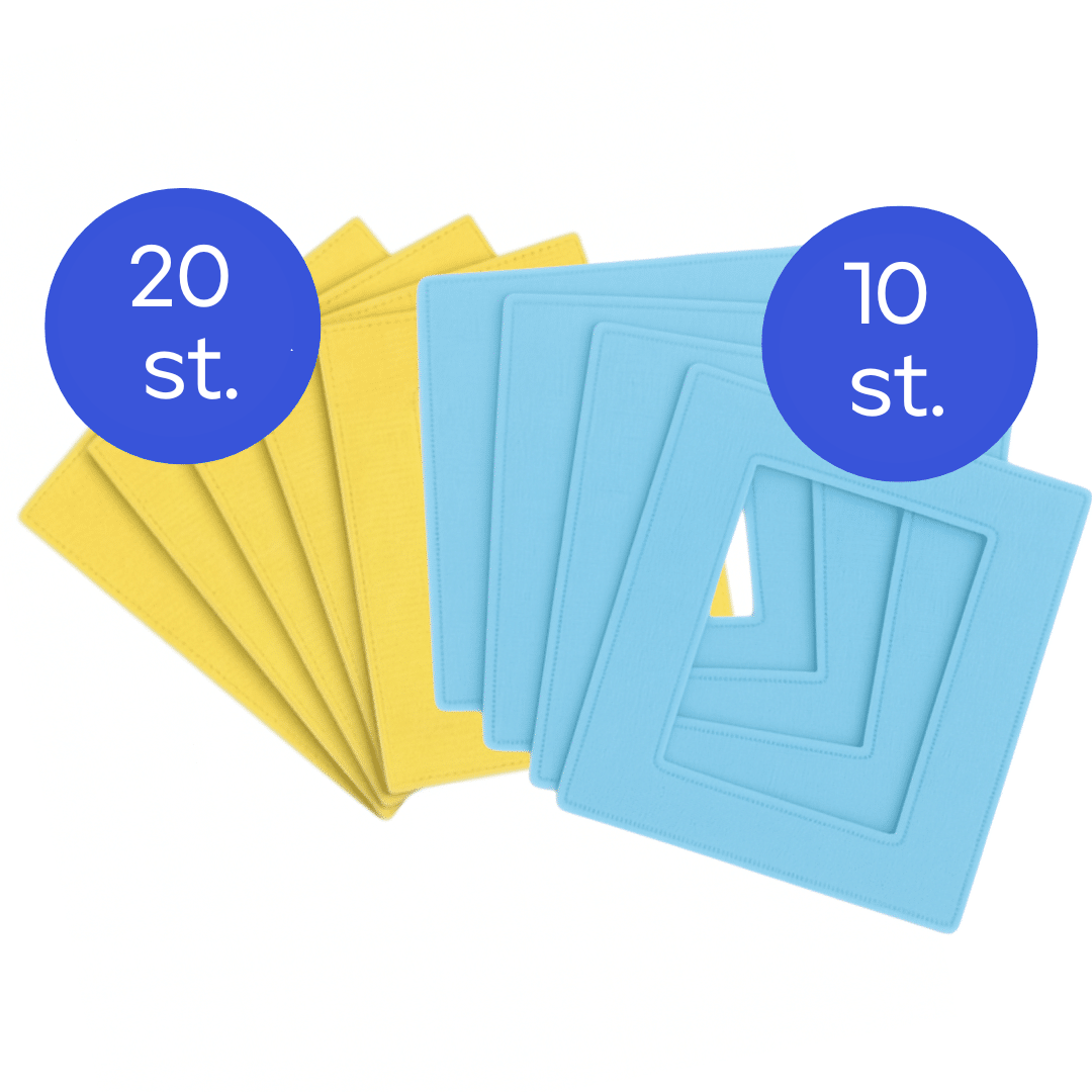 Hester M3-set: 20 st reinigingsdoeken + 10 st polijstdoeken